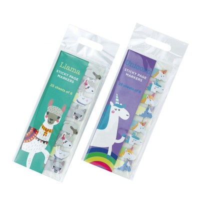 Customized unicorn Llama memo tabs index flags sticky notes for page marker