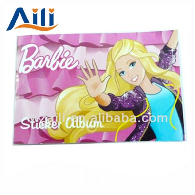 Customized offsest hand make printing children colorful sticker album