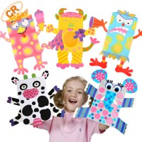 Children's DIY Paper Hand Puppet With Paper Bag And EVA Sticker